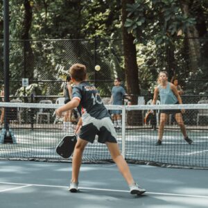 Pickleball courts full