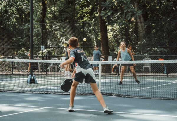 Pickleball courts full